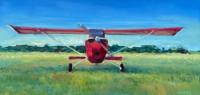 Old Red Katama Plane by Brandon Newton