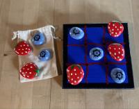 Blueberries & Strawberries Tic Tac Toe by Cammie Naylor