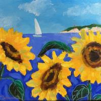 Sunflowers on MV by Kate Winn