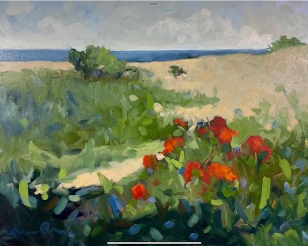 Flowers in the Sand by Julie Friedman