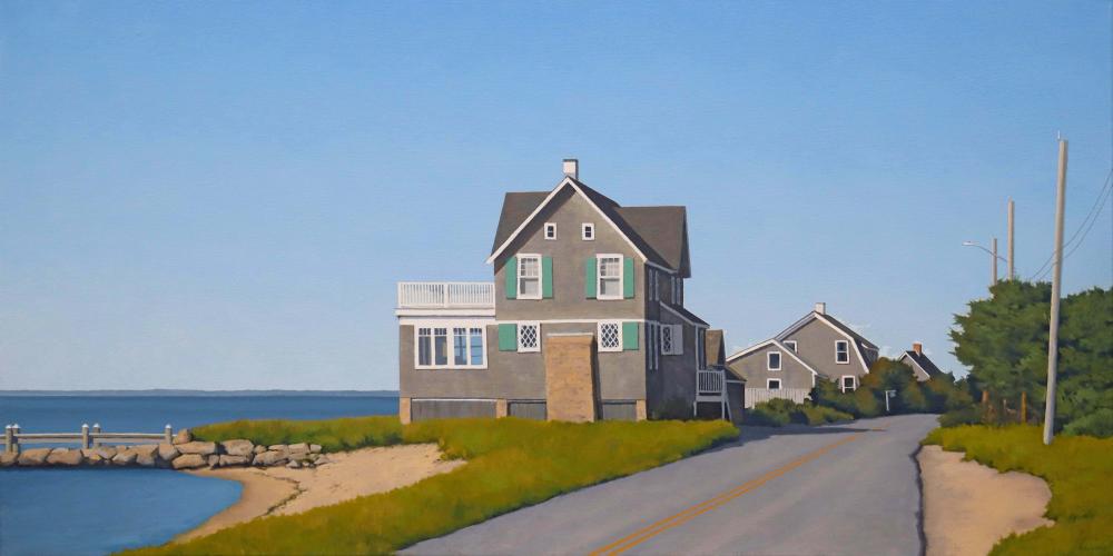 On the road to East Chop by Jim Holland
