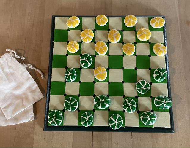 Lemon and Lime Checkers by Cammie Naylor