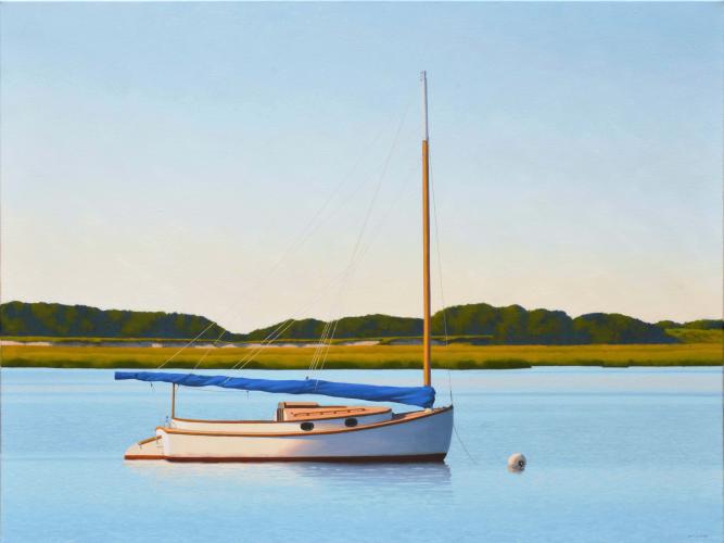 Sailboat, Early Morning by Jim Holland