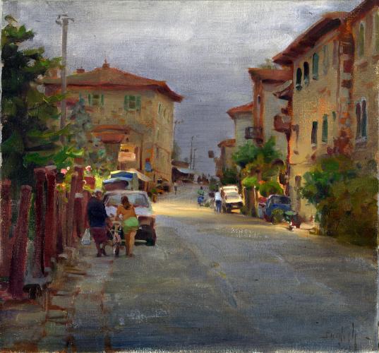 A Village in Italy by Kim English
