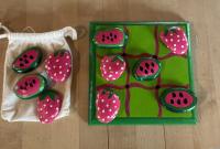 Watermelon & Strawberry Tic Tac Toe by Cammie Naylor