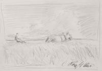 Tending the Field, sketch by Ray Ellis