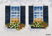 Edgartown Windows by Scott Sager